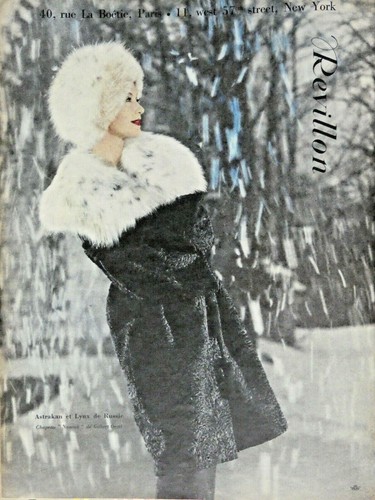Pressewerbung 1957 pelze - 1957,