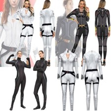 Avengers Black Widow Jumpsuit Cosplay Superhero Adult Bodysuit Halloween Zentai