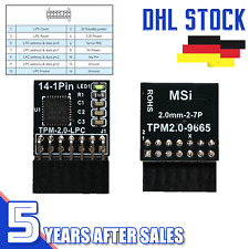 TPM 2.0 MSI 14-1 pin LPC | Trusted Platform Modul | Windows 11 NEU