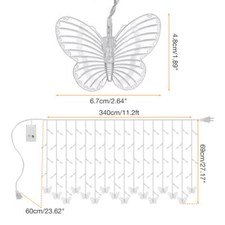 Schmetterling 3,5M 96 LED