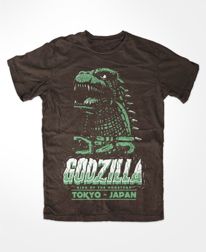 Godzilla shirt braun neu - m5,