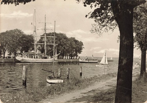 Ddr greifswald wieck - ak, greifswald-wieck