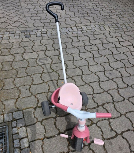 Kinder dreirad rosa weiß mit - kinder-dreirad, rosa/weiß