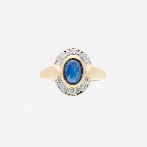 Ring diamanten saphir - 1,56, ct