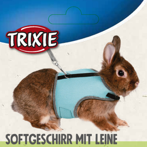 Trixie softgeschirr mit leine - softgeschirr,