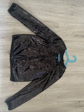 Schwarze Jacke mit Pailletten Gr. 36 Neu mit Etikett Damen Jacke