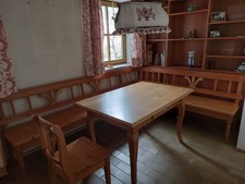 Vollholz Essecke Massanfertigung vom Schreiner 