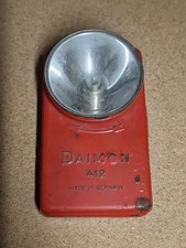 vintage Taschenlampe DAIMON 412 rot - Made in Germany