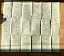 altes Messtischblatt Großblatt Chemnitz Altenburg Döbeln Nr 100 von 1938 (1941)