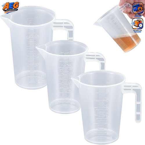 Messbecher set 50ml - set, 50ml-250ml