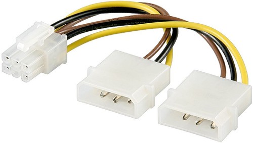 Stromadapter molex 4pol auf - stromadapter,