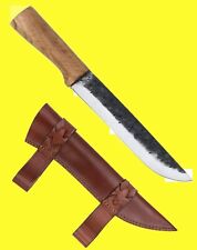 HA SAX Mittelalter Wikingermesser Landsknechtmesser Holzgriff Lederscheide 81568