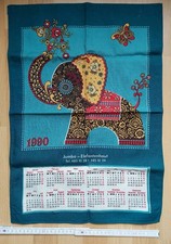Kalender 1990  Geschirrtuch