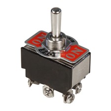 Kippschalter Metall 6-Kontakte