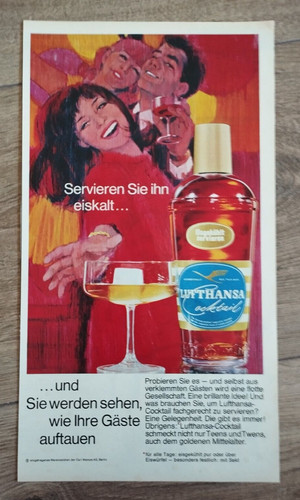 Orig reklame werbung - werbung, 1967