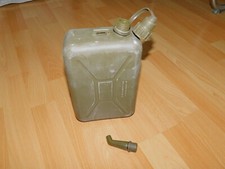 (BW 3) original Bundeswehr Kanister 2L Schmierstoff Kettenöl gebraucht von AVEK