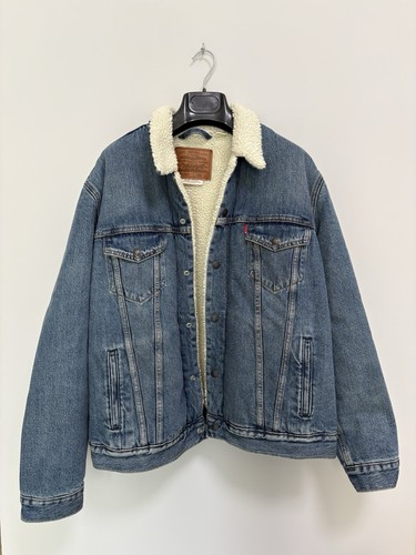 Levi sherpa trucker - sherpa,