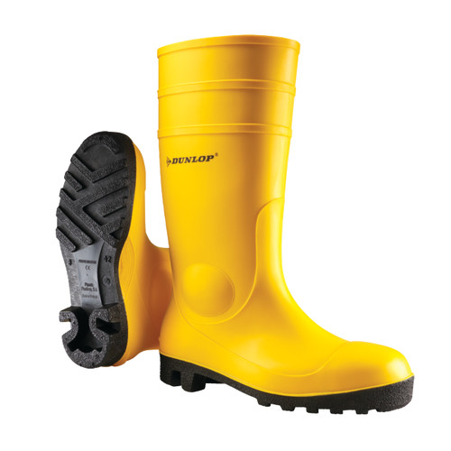 Dunlop gummistiefel gelb - dunlop, typ