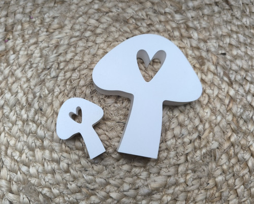 Deko figuren 2er set pilze - figuren,