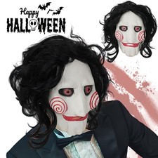 Halloween Saw Latex Maske mit