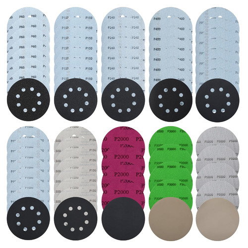 Schleifpapier set 125mm klett - 125mm,