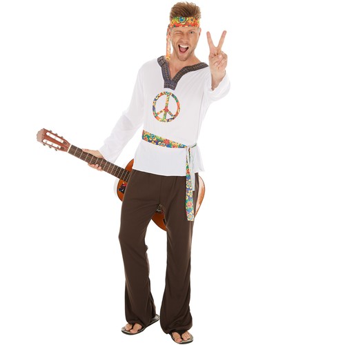 Herrenkostüm hippie jimmy - herrenkostüm,