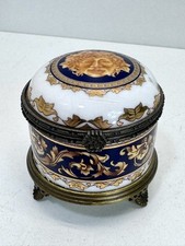 Porzellan Dose Limoges Bacchus