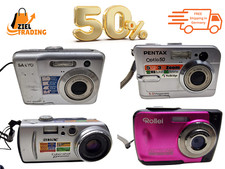 4er Pack Digitalkameras Defekt Sony Sanyo Pentax Rollei zur Teilereparatur