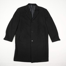 paoLo NegRato Herren Mantel Gr. 25 schwarz Wintermantel Wollmantel Herrenmantel