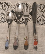 Silit Crominox Kinderbesteck 4 teilig Dekor Prinzessin Einhorn