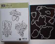 Stampin up/DbD Stempel- Stanzenset Market fresh / Obst Früchte