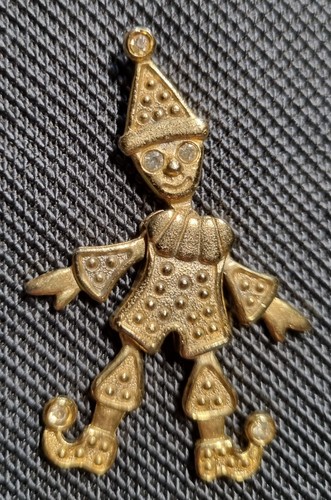 Hampelmann clown golden - hampelmann,