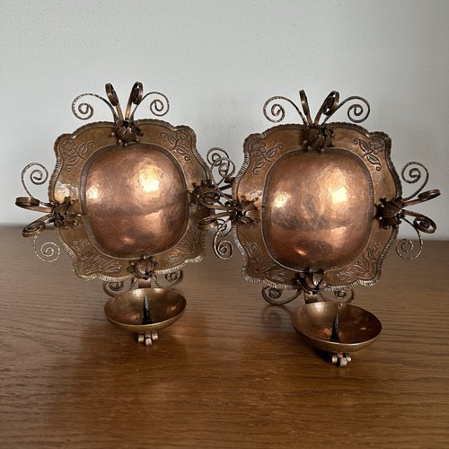 Vintage paar wand - wand, kandelaber