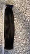 Hairdreams 150 Stück Haar Extensions Echthaar 50 cm NEU GEBONDET in schwarz