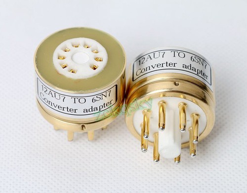1pcs gold plated 12au7 - 1pcs,