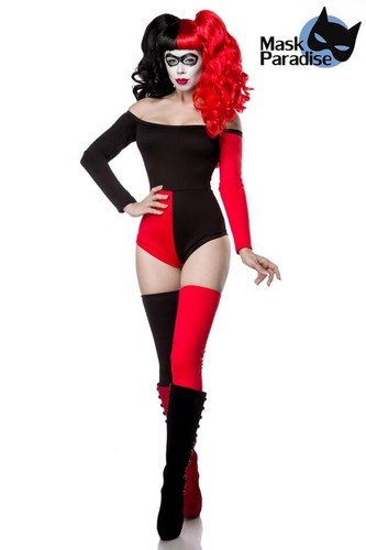Harlekin kostüm crazy harley - harlekin-kostüm,
