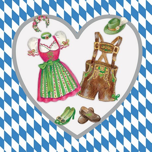 Servietten bavarian clothes - servietten,
