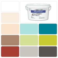 Wandfarbe weiß farbig innen