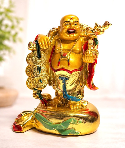 Lachender buddha mönch - buddha,