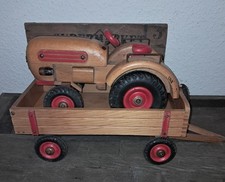 Ddr holzspielzeug trecker - holzspielzeug, ,trecker