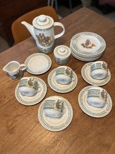 DDR Kaffeeservice 6 Personen Kahla Jagdmotiv