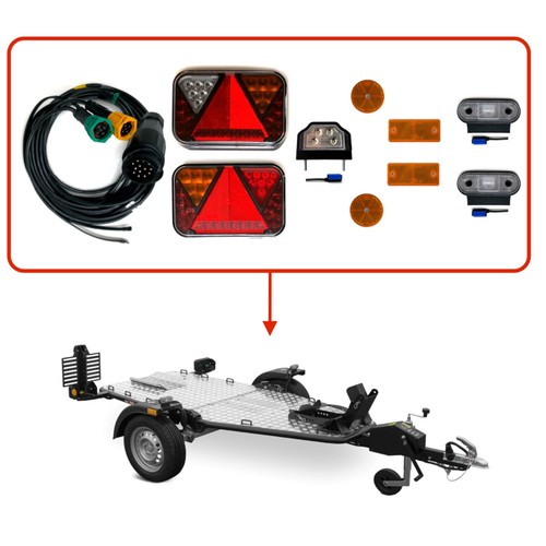 Anhängerbeleuchtung set led - set,