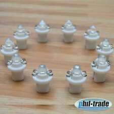 10 Stück LED Xenon Weiss Cockpitbeleuchtung  B8.5d T5 (Bax10d Sockel)