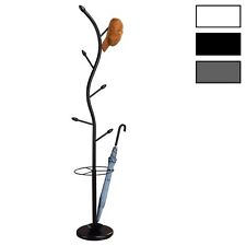 Kleiderständer Garderobenständer mit 6 Kleiderhaken und Schirmständer Flur Diele