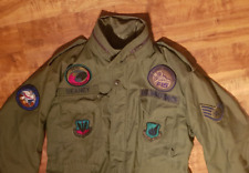 US Air Force M-65 Feldjacke Gr. Large/Regular mit Patches