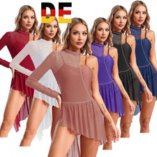DE Damen Eiskunstlauf Kleid