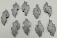 Warhammer Tabletop BITZ BITS : 9x Tzeentch Schild ohne Arm - Schild Bitz