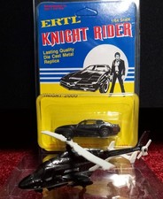 ERTL 1/64 Airwolf Helikopter & KNIGHT RIDER K.I.T.T. Modelle 80er Rarität