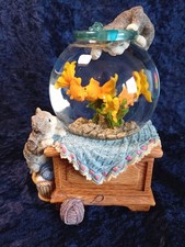 Spieluhr Schneekugel Aquarium