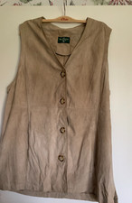 Wellington of Bilmore Leder Weste Damen  Gr. 40 hell natur/sandfarben